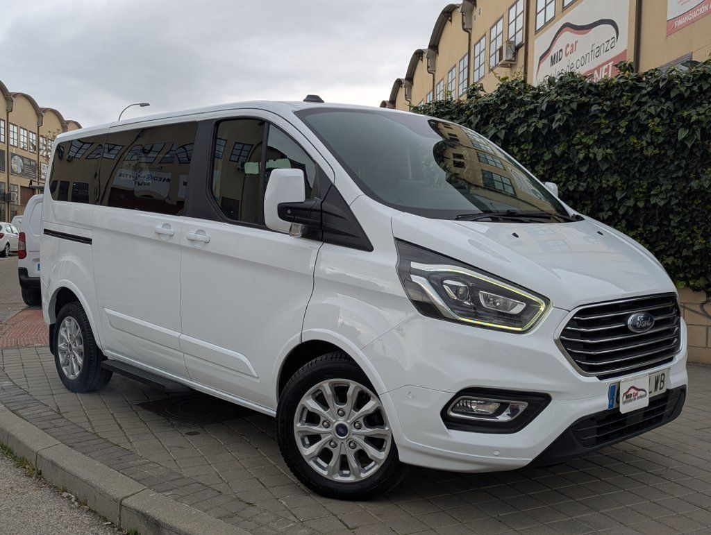 Ford Tourneo Custom 2.0EcoBlue 185Cv Hybrid MHEV Titanium 8 Plazas Etiqueta medioambiental ECO IVA Garantía Incl - Foto 1
